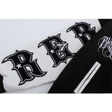 Letterman Jacket Outfit Senior Jackets Varsity Baseball Coat Baseball Uniform Men Loose Sports Jacket