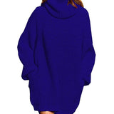 Sweater Dress Outfit With Tights 2 Pieces Set Autumn and Winter Fashion Long Sleeve Turtleneck Pocket Mid-Length Dress Sweater Women