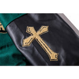 Letterman Jacket Outfit Senior Jackets Varsity Baseball Coat Jacket Men's Loose Lapel Baseball Uniform Jacket