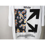 Off White T Shirt Summer Printed Casual Fashionable Short Sleeve Loose Tshirt Owt