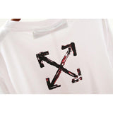 Off White T Shirt Simple Printed Men  Tshirt Owt Couple Wear Casual Large Size Loose Short Sleeve