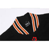 Letterman Jacket Outfit Senior Jackets Varsity Baseball Coat Letter Embroidery Contrast Color Baseball Uniform Men's Jacket Trend