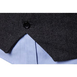 Mens Dress Vests Men's Vest Casual Jacket Business Waistcoat Men's Fall Men's Solid Color Suit Vest