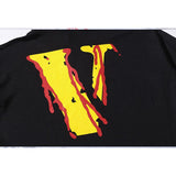 Vlone Hoodie plus Size Retro Sports Hoodie Coat