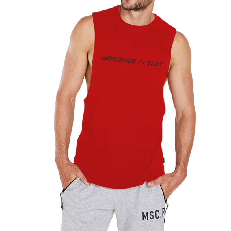 Man Tanks Exercise Sleeveless Loose Vest