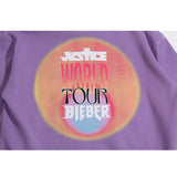 Justin Bieber Justice World Tour Hoodie Peripheral Tour Men and Women Same Style Sweatershirt