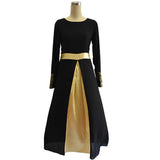 Muslim Women Stylish Kashibo Abaya Muslim Ladies Long Gown Islamic Clothing Jilbab Jalabiya Fashion Chiffon Stitching Long Sleeve Plus Size Dress