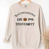 Halloween Costumes Halloweentown Sweater Women's Pumpkin Printed round Neck
